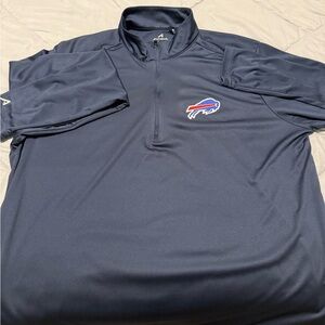 Buffalo Bills Navy Half-Zip Pullover